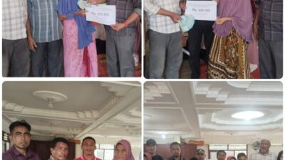 Pemdes Alue Bili Geulumpang Prioritaskan Kesejahteraan Warga Melalui BLT-DD Dan Santunan Anak Yatim 
