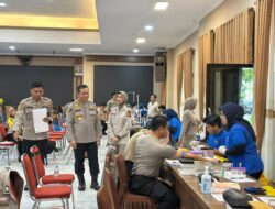Jaga Kondisi Prima Personel, Biddokes Polda Kaltim Gelar Pemeriksaan Kesehatan Berkala