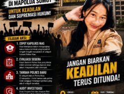 Gelar Aksi Solidaritas Jilid II di Mapolda Sumut, Minta Keadilan untuk Agnis Jance Zebua dan Reformasi Hukum di Nias