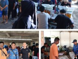 593 KPM di Tanjung Sari Terima Bantuan Pangan Bulog, Total 3.428 Warga Belakang Padang Jadi Penerima Manfaat