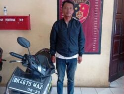 Pinjam Motor Teman, Pria di Tanjung Morawa Malah Gelapkan Kendaraan, Berakhir Dibekuk Polisi