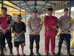 Polsek Belakang Padang dan Dishub Tertibkan Parkir di Pelabuhan Kuning