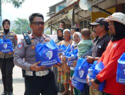 Polres Garut Gelar Bakti Sosial Pembagian Sembako Sambut Hari Bhayangkara ke-80