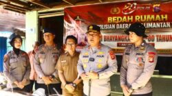 Sambut Hari Bhayangkara ke-80, Kapolda Kaltim Tinjau Progres Bedah Rumah Warga di Balikpapan
