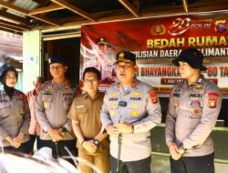 Sambut Hari Bhayangkara ke-80, Kapolda Kaltim Tinjau Progres Bedah Rumah Warga di Balikpapan