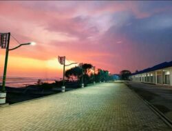 PESONA SENJA DI KAMPUNG NELAYAN MERAH PUTIH, MUARA CIMARI JADI MAGNET BARU WISATA PESISIR GARUT SELATAN
