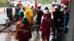 Kebocoran Pipa Minyak Mentah di Dusun 5 Jemenang, Warga Sempat Panik, Pertamina Lakukan Penanganan Cepat