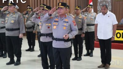 Jelang Hari Bhayangkara ke-80, Polda Kaltim Ikuti Upacara Pemurnian Nilai Luhur Tribrata Secara Virtual