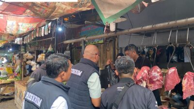 Satgas Pangan Polres Sumedang Laksanakan Pengawasan Stabilisasi Pasokan dan Harga Pangan di Pasar Tradisional