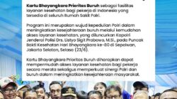 Kapolri Luncurkan Kartu Bhayangkara Prioritas Buruh, Wujud Nyata Kepedulian Polri terhadap Kesejahteraan Pekerja