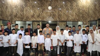 Doa Lintas Agama dan Santunan Anak Yatim Warnai Peringatan Hari Bhayangkara ke-80 di Polres Langkat