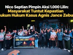 Nico Septian Pimpin Aksi 1.000 Lilin: Masyarakat Tuntut Kepastian Hukum Kasus Agnis Jance Zebua
