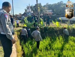 Jajaran Polsek Tanjungsari Berpartisipasi dalam Lomba Pembasmian Hama Tikus Piala Kapolres Sumedang Peringati Hari Bhayangkara ke-80