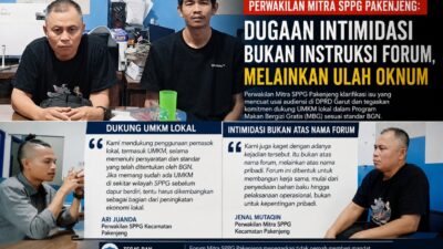 Perwakilan Mitra SPPG Pakenjeng: Dugaan Intimidasi Bukan Instruksi Forum, Melainkan Ulah Oknum