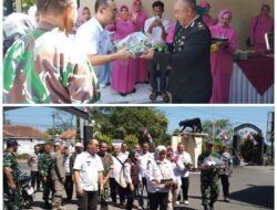 Sinergitas Tiga Pilar, Forkopimcam Tomo Beri Ucapan Selamat HUT Bhayangkara ke-80 di Polsek Tomo