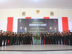 SERTIJAB DAN LEPAS SAMBUT DANDIM 0611/GARUT BERLANGSUNG KHIDMAT