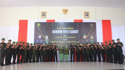 SERTIJAB DAN LEPAS SAMBUT DANDIM 0611/GARUT BERLANGSUNG KHIDMAT