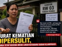 Surat Kematian Dipersulit, Warga Pondok Permai Tetap Kecewa Meski Lurah Kutabaru Sudah Klarifikasi