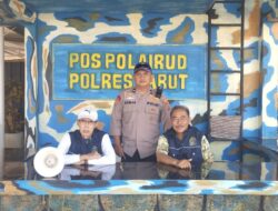 Pengunjung Meningkat, Satpolairud Polres Garut Perketat Patroli dan Pengamanan Pantai Selatan Garut