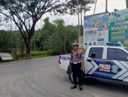 Satlantas Polres Kutim Perkuat Patroli Turjawali di Sejumlah Ruas Jalan, Ciptakan Lalu Lintas Aman dan Lancar