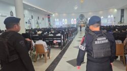 Hadir Berikan Rasa Aman, Sat Brimob Polda Kaltim Intensifkan Patroli Gereja di Samarinda dan Balikpapan