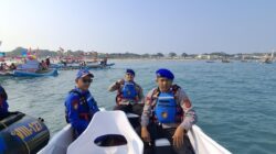 Polisi Kawal Tasyakur Nelayan Santolo 2026, Ribuan Warga Nikmati Acara dengan Aman