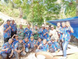 Laskar NKRI Sumedang Gotong Royong Bantu Pembangunan Jembatan Garuda, Perkuat Akses Paseh–Cisarua