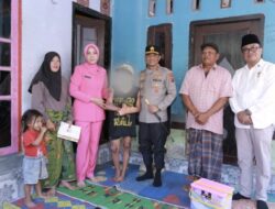 Ketua Bhayangkari Daerah NTB Kunjungi Anak Korban Kekerasan di Ponpes Lombok Tengah