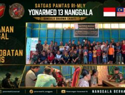 Peringati HUT Ke-64, Satgas Pamtas RI-Malaysia Yonarmed 13/Nanggala Gandeng Puskesmas Badau Gelar Khitanan Massal dan Pengobatan Gratis di Desa Pulau Majang