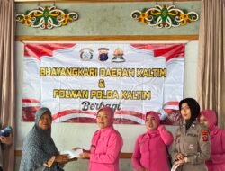 Polwan Polda Kaltim dan Bhayangkari Berbagi Tali Asih, Wujud Kepedulian untuk Masyarakat Balikpapan