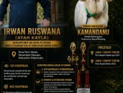 KETUA HPDKI DPC MAJALENGKA IRWAN RUSWANA BERKOMITMEN MAJUKAN PETERNAK DAN LESTARIKAN SENI KETANGKASAN DOMBA GARUT
