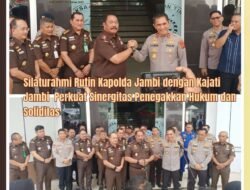 Silaturahmi Rutin Kapolda Jambi dengan Kajati Jambi Perkuat Sinergitas Penegakkan Hukum dan Soliditas