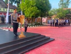 Apel Perdana di Polres Kutim, AKBP Aryansyah Tekankan Pelayanan Prima dan Perang Tanpa Kompromi terhadap Narkoba