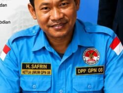 Ketua Umum GPN 08 (nol delapan ) H Safrin Puji Ketegasan Presiden Prabowo dalam Kasus Febrie Adriansyah