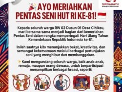 Sambut HUT RI ke-81, Karang Taruna RW 02 Desa Cihikeu Gelar Pentas Seni Kemerdekaan