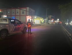 Satlantas Polres Kutim Intensifkan Patroli Malam, ETLE Handheld Mobile Diterjunkan Jaga Kamtibcarlantas