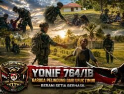 Wujud Kemanunggalan TNI dan Rakyat, Pos Kokoda Gelar Binter Bersama Masyarakat Kampung Taarof