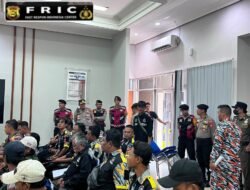 Polres Majalengka Laksanakan Pengamanan Audiensi DPD LSM GMBI Kabupaten Majalengka di BRI Cabang Majalengka