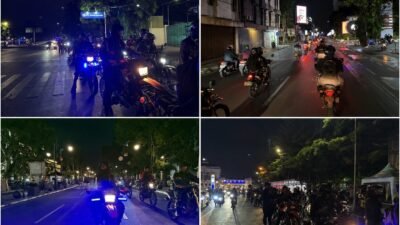 Patroli Gabungan Skala Besar, Satbrimob Polda Jabar Perkuat Antisipasi Kejahatan Jalanan di Kota Bandung