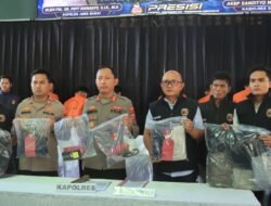 POLRES SUMEDANG GELAR PRESS CONFERENCE, UNGKAP KOMPLOTAN CURAS DAN CURAT LINTAS DAERAH