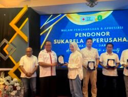 Komitmen Sosial Berbuah Prestasi, Polres Kutim Raih Penghargaan Dari PMI