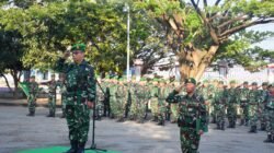 Korem 132/TDL Gelar Upacara Mingguan, Tingkatkan Disiplin dan Profesionalisme Prajurit