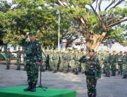 Korem 132/TDL Gelar Upacara Mingguan, Tingkatkan Disiplin dan Profesionalisme Prajurit