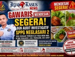 GAWARIS Desak BGN Audit Investigatif SPPG Neglasari 2 Usai Dugaan Temuan Ulat pada Menu MBG di SDN Tegalgede 3