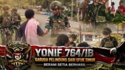 Tingkatkan Perekonomian, Satgas Pamtas Kewilayahan RI-PNG Yonif 764/IB Beli Dagangan Masyarakat