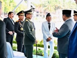 Panglima TNI Dampingi Presiden Prabowo pada Pelantikan Pamong Praja Muda IPDN Angkatan XXXIII