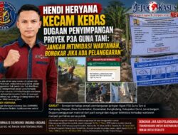 Pesan WhatsApp Bernada Peringatan Diterima Hendi Heryana Usai Ungkap Dugaan Penyimpangan Proyek P3A Guna Tani: “Jangan Intimidasi Wartawan, Bongkar Jika Ada Pelanggaran”