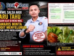 GAWARIS Desak BGN Evaluasi Korwil dan Korcam SPPI, Audit Total SPPG Neglasari 2 Usai Dugaan Ulat di Menu MBG