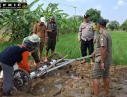 Dukung Ketahanan Pangan, Polisi Dampingi Uji Coba Sistem PMAAS di Sawah