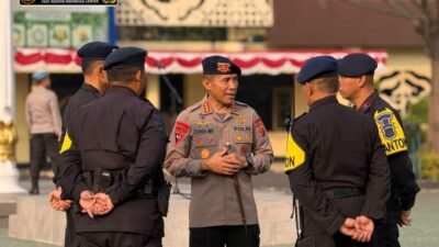 Dansat Brimob Ikuti Apel Gabungan Polda Jabar : Perkuat Disiplin & Kesiapan Personel Layani Masyarakat